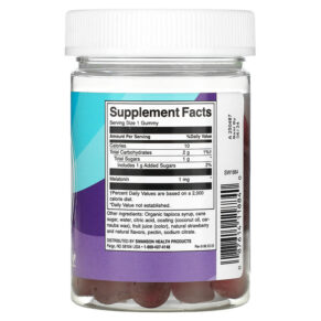 Thực phẩm bổ sung Swanson Kids Melatonin Sleep Support Strawberry 60 Gummies 087614118840