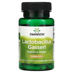 Thực phẩm chức năng Swanson Lactobacillus Gasseri 3 Billion CFU 60 Veggie Embo Caps Ap 087614190273