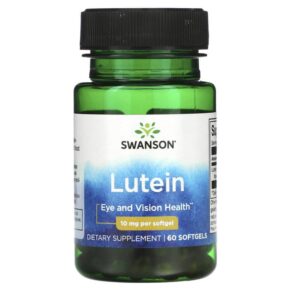 Thực phẩm chức năng Swanson Lutein 10 mg 60 Softgels 087614029795