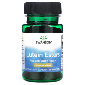 Thực phẩm chức năng Swanson Lutein Esters 20 mg 60 Softgels 087614019024