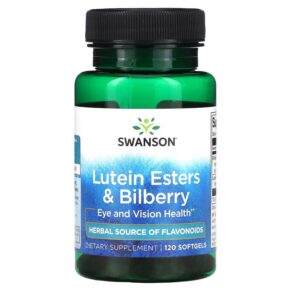Thực phẩm chức năng Swanson Lutein Esters & Bilberry 120 Softgels 087614019048