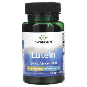 Thực phẩm chức năng Swanson Lutein High Potency 20 mg 120 Softgels 087614029948