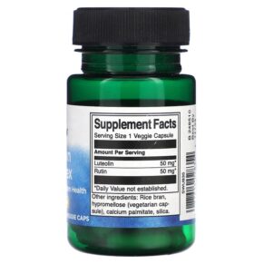 Thực phẩm bổ sung Swanson Luteolin Complex 100 mg 30 Veggie Caps 087614028354