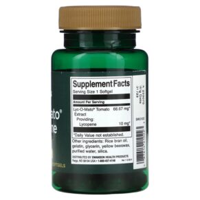 Thực phẩm bổ sung Swanson Lyc-O-Mato Lycopene 10 mg 60 Softgels 087614210223
