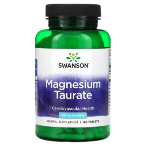 Thực phẩm chức năng Swanson Magnesium Taurate 100 mg 120 tablets 087614113647