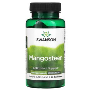 Thực phẩm chức năng Swanson Mangosteen 500 mg 90 Capsules 087614142593