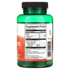 Thực phẩm bổ sung Swanson MCT Pure 1.000 mg 90 Softgels 087614029955