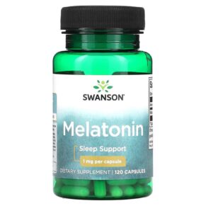 Thực phẩm chức năng Swanson Melatonin 1 mg 120 Capsules 087614015422