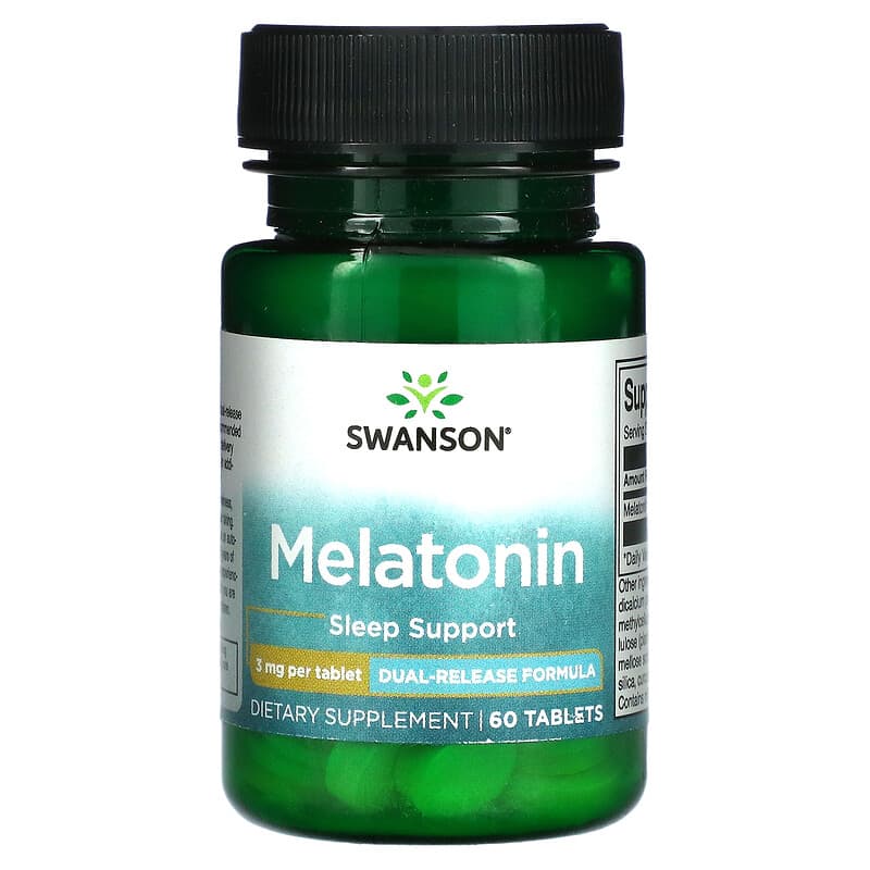 Swanson Melatonin 3 mg 60 Tablets 8 Thực phẩm chức năng Swanson Melatonin 3 mg 60 Tablets 087614021140