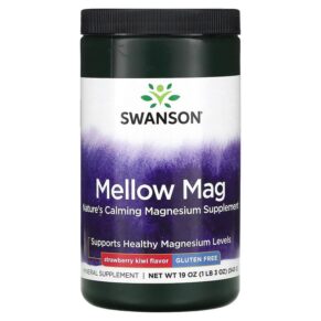 Thực phẩm chức năng Swanson Mellow Mag Strawberry Kiwi 19 oz (543 g) 087614117683