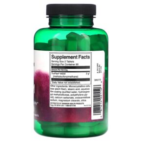 Swanson MSM 1.5 g 120 Tablets 3 Thực phẩm bổ sung Swanson MSM 1.5 g 120 Tablets 087614021126