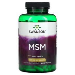 Thực phẩm chức năng Swanson MSM Joint Health 250 mg 250 Capsules 087614016535