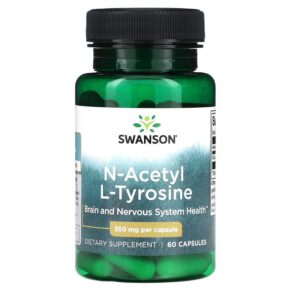 Thực phẩm chức năng Swanson N-Acetyl L-Tyrosine 350 mg 60 Capsules 087614114088
