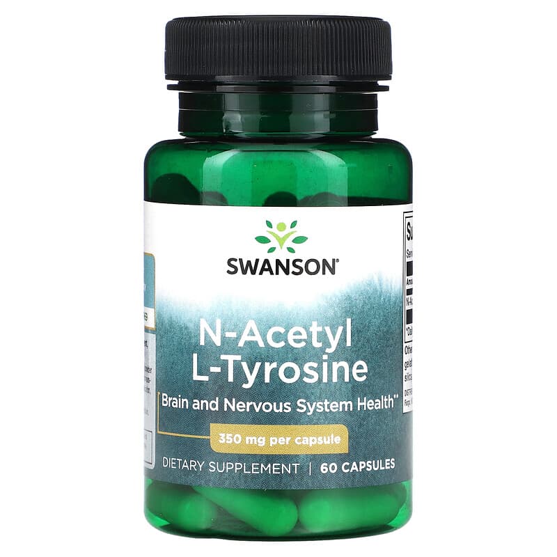Swanson N-Acetyl L-Tyrosine 350 mg 60 Capsules 8 Thực phẩm chức năng Swanson N-Acetyl L-Tyrosine 350 mg 60 Capsules 087614114088