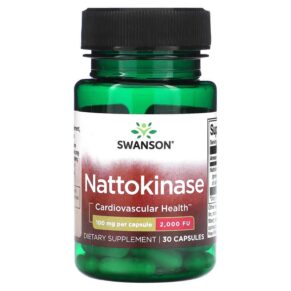 Thực phẩm chức năng Swanson Nattokinase 100 mg 30 Capsules 087614024196