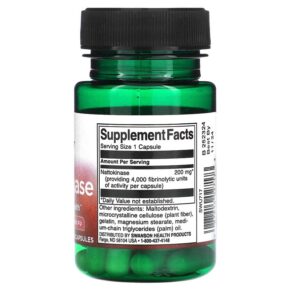 Thực phẩm bổ sung Swanson Nattokinase 200 mg 30 Capsules 087614027173