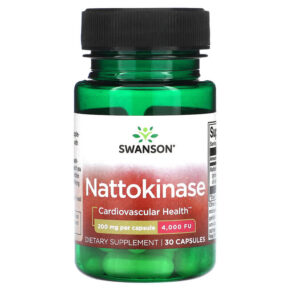 Thực phẩm chức năng Swanson Nattokinase 200 mg 30 Capsules 087614027173