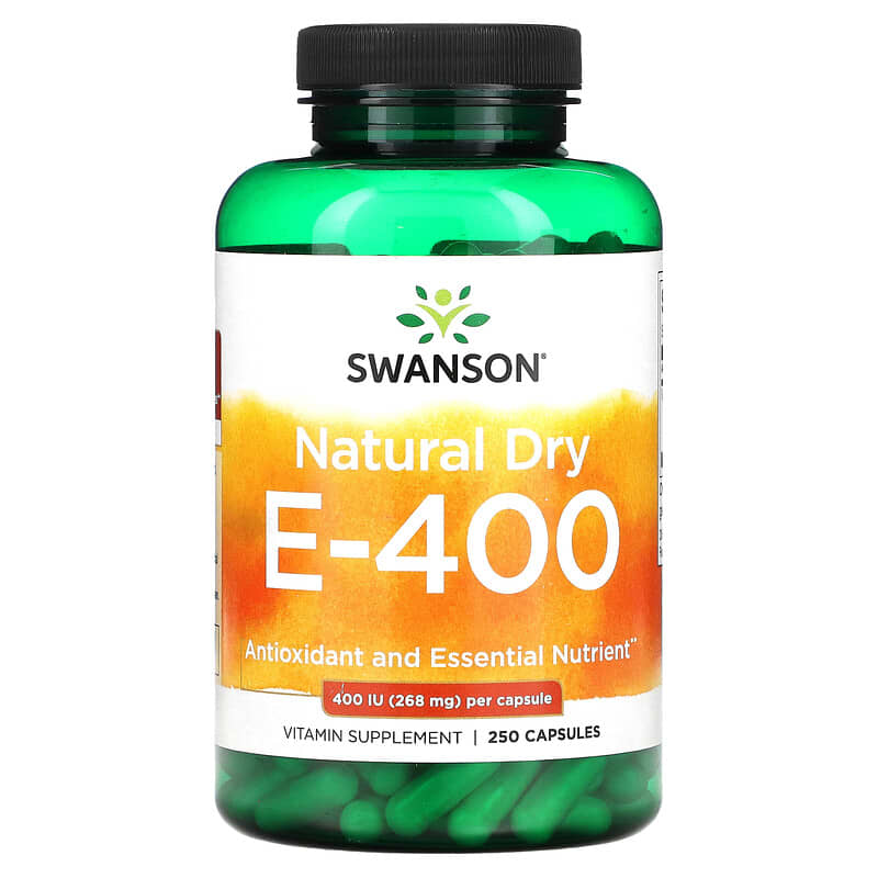Swanson Natural Dry E-400 268 mg (400 IU) 250 Capsules 8 Thực phẩm chức năng Swanson Natural Dry E-400 268 mg (400 IU) 250 Capsules 087614011325