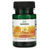 Thực phẩm chức năng Swanson Natural Vitamin K2 50 mcg 30 Softgels 087614026718