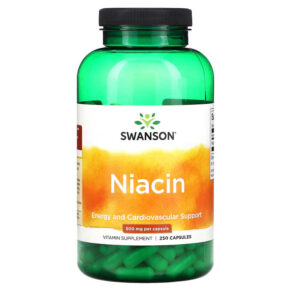 Thực phẩm chức năng Swanson Niacin 500 mg 250 Capsules 087614010472