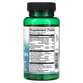 Thực phẩm bổ sung Swanson Nighttime Leg Essentials 60 Veggie Caps 087614070711