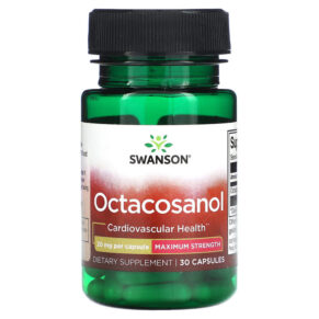 Thực phẩm chức năng Swanson Octacosanol Maximum Strength 20 mg 30 Capsules 087614023885