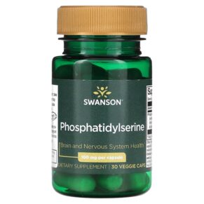 Thực phẩm chức năng Swanson Phosphatidylserine 100 mg 30 Veggie Caps 087614028996