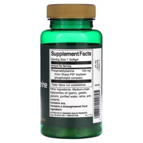 Thực phẩm bổ sung Swanson Phosphatidylserine 100 mg 90 Softgels 087614022895