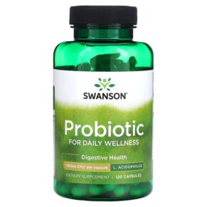 Thực phẩm chức năng Swanson Probiotic 1 Billion CFU 120 Capsules 087614190402