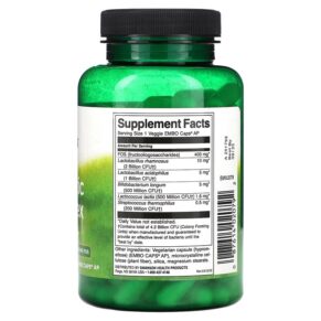 Thực phẩm bổ sung Swanson Probiotic Complex 120 Veggie EMBO Caps AP 087614020792
