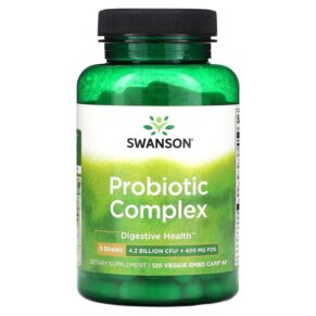 Thực phẩm chức năng Swanson Probiotic Complex 120 Veggie EMBO Caps AP 087614020792