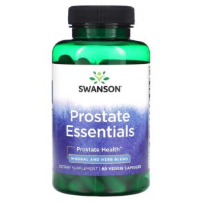 Thực phẩm chức năng Swanson Prostate Essentials 90 Veggie Capsules 087614071022