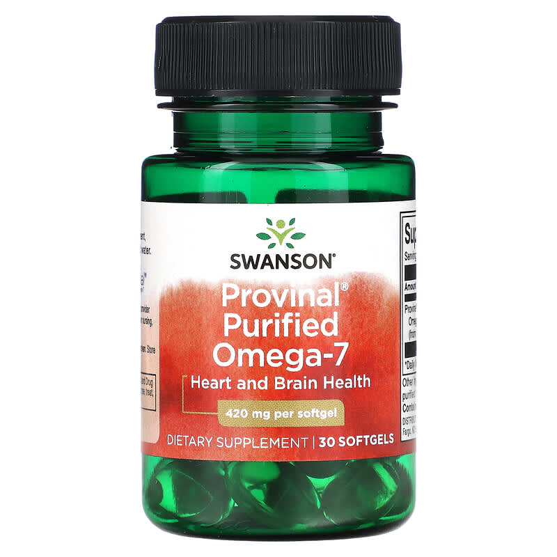 Swanson Provinal Purified Omega-7 420 mg 30 Softgels 8 Thực phẩm chức năng Swanson Provinal Purified Omega-7 420 mg 30 Softgels 087614170701