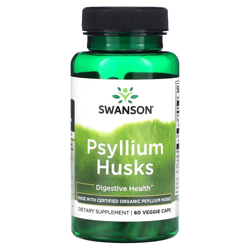 Swanson Psyllium Husks 60 Veggie Caps 8 Thực phẩm chức năng Swanson Psyllium Husks 60 Veggie Caps 087614029641