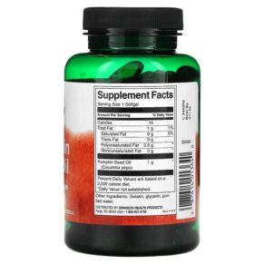 Swanson Pumpkin Seed Oil 1.000 mg 100 Softgels 3 Thực phẩm bổ sung Swanson Pumpkin Seed Oil 1.000 mg 100 Softgels 087614013640