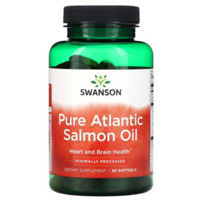 Thực phẩm chức năng Swanson Pure Atlantic Salmon Oil 90 Softgels 087614170862