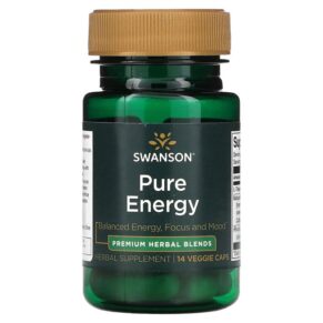 Thực phẩm chức năng Swanson Pure Energy 14 Veggie Caps 087614210728