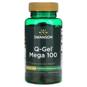 Thực phẩm chức năng Swanson Q-Gel Mega 100 100 mg 60 Softgels 087614021669