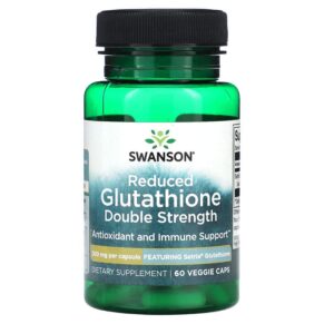 Thực phẩm chức năng Swanson Reduced Glutathione Double Strength 60 Veggie Caps 087614027043