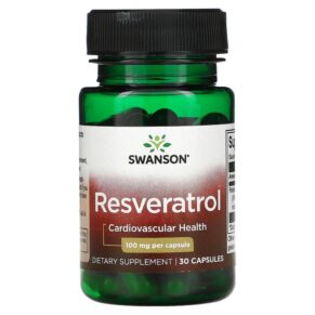 Thực phẩm chức năng Swanson Resveratrol 100 mg 30 Capsules 087614022833