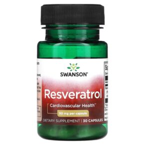 Thực phẩm chức năng Swanson Resveratrol 50 mg 30 Capsules 087614022826