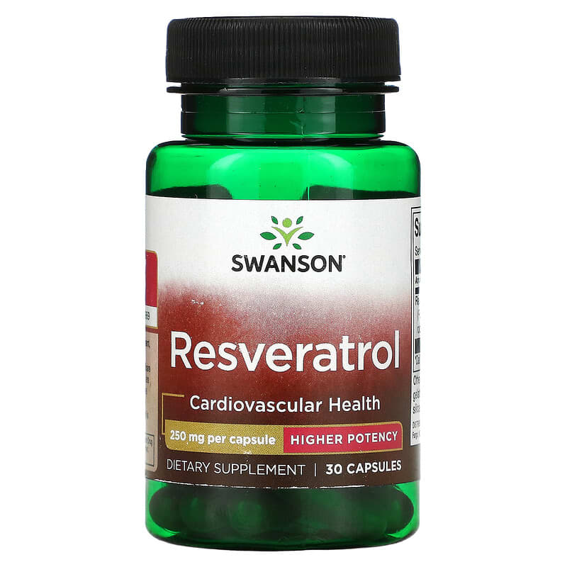 Swanson Resveratrol High Potency 250 mg 30 Capsules 8 Thực phẩm chức năng Swanson Resveratrol High Potency 250 mg 30 Capsules 087614025308