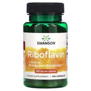 Thực phẩm chức năng Swanson Riboflavin 100 mg 100 Capsules 087614010182