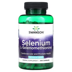 Thực phẩm chức năng Swanson Selenium L-Selenomethionine 100 mcg 300 Capsules 087614015453