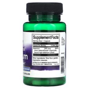 Thực phẩm bổ sung Swanson SelenoExcell Selenium 200 mcg 60 Capsules 087614020860
