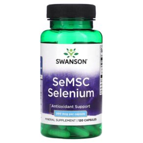Thực phẩm chức năng Swanson SeMSC Selenium 200 mcg 120 Capsules 087614021713