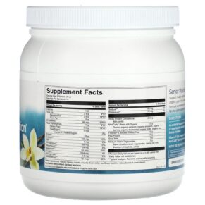 Thực phẩm bổ sung Swanson Senior Muscle Retention Whey Protein Powder Vanilla 1.06 lb (480 g) 087614210162