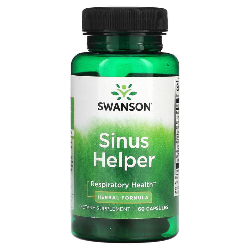 Swanson Sinus Helper 60 Capsules 8 Thực phẩm chức năng Swanson Sinus Helper 60 Capsules 087614117669