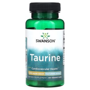 Thực phẩm chức năng Swanson Taurine 1.000 mg 60 Veggie Caps 087614027364