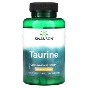 Thực phẩm chức năng Swanson Taurine 500 mg 100 Capsules 087614018270
